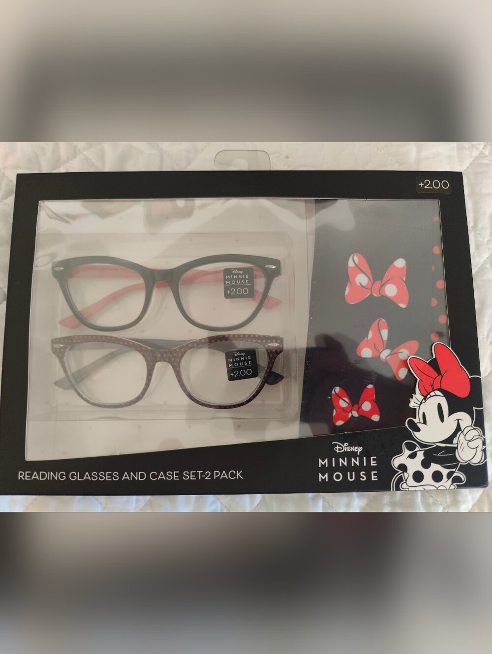 Minnie Mouse Reading Glasses And Case